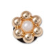 Crocs Jibbitz™ charms Gold and Pearl Tiny Flower